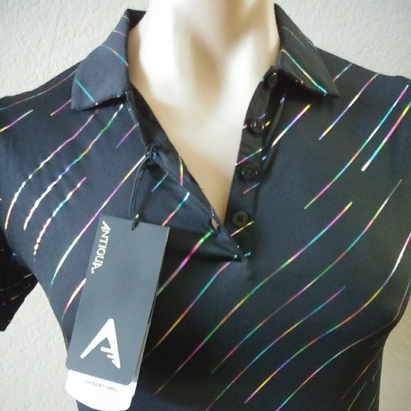 NWT - Antigua women's Desert Dry Golf Shirt. Small - Picture 3 of 3